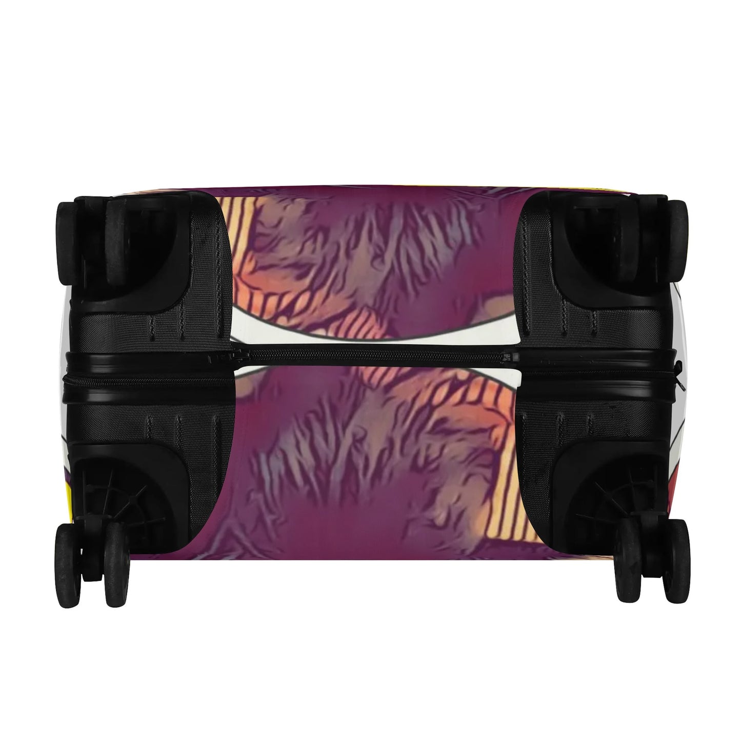 Personalized Photo Polyester Luggage Cover for your suitcase to easily see at the baggage claim