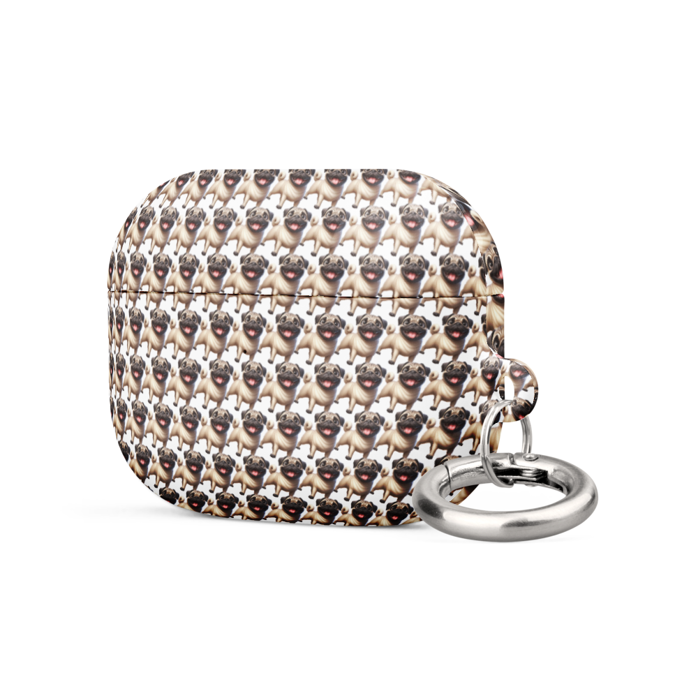 Excited Pug Depth Illusion AirPods® Case